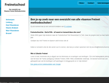 Tablet Screenshot of freinetschool.be